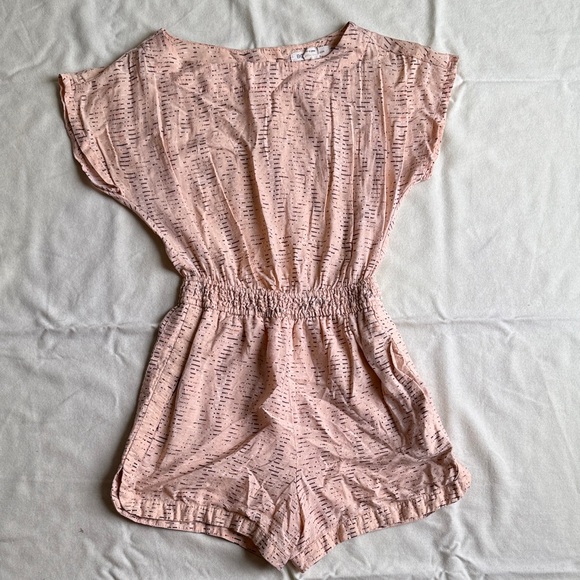 BCBGeneration Peach Romper - Picture 1 of 6